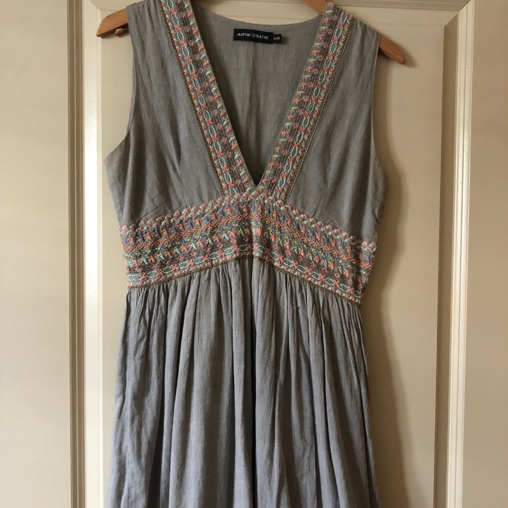 ANTIK BATIK Embroidered A-line Dress S / 38